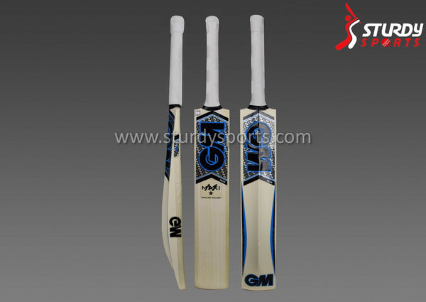 GM Neon Maxi Cricket Bat - Size 4 - English Willow - Youth / Boys - GM - Sturdy Sports