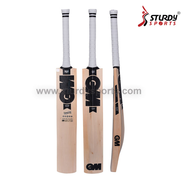 GM Noir Cosmic Cricket Bat - Senior - English Willow - Mens (SH) - GM - Sturdy Sports