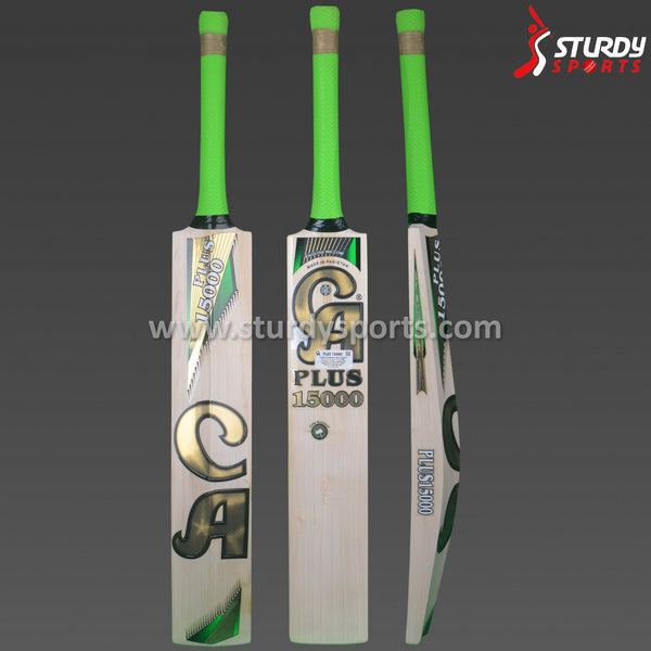 CA Plus 15000 Cricket Bat - Senior - English Willow - Mens (SH) - CA - Sturdy Sports