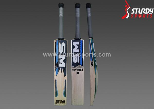 SM Sky Shot Cricket Bat - Senior - English Willow - Mens (SH) - SM - Sturdy Sports