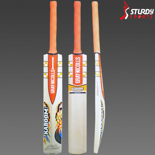 Gray Nicolls Kaboom Warner Smash Kashmir Willow Bat (SH) - Kashmiri Willow - Mens (SH) - Gray Nicolls - Sturdy Sports