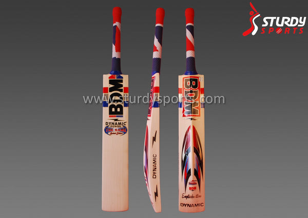 BDM Dynamic Power The Game LE Cricket Bat - Senior - English Willow - Mens (SH) - BDM - Sturdy Sports