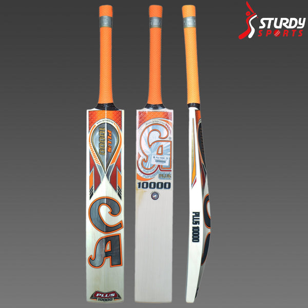 CA Plus 10000 Cricket Bat - Senior - English Willow - Mens (SH) - CA - Sturdy Sports