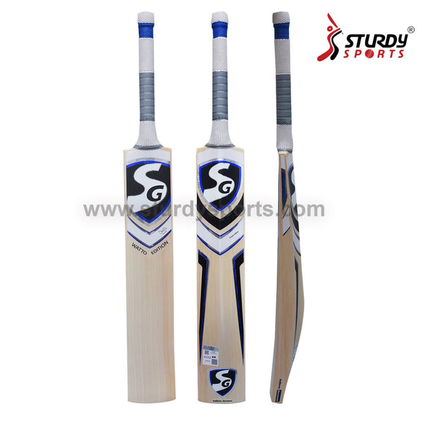 SG Watto Edition Cricket Bat - Senior - English Willow - Mens (SH) - SG - Sturdy Sports