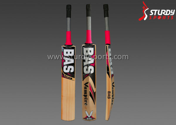 BAS Club Cricket Bat - Senior - English Willow - Mens (SH) - BAS - Sturdy Sports