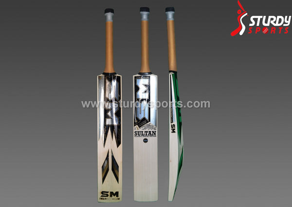 SM Sultan Cricket Bat - Senior - English Willow - Mens (SH) - SM - Sturdy Sports