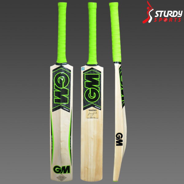 GM Paragon Maestro Kashmir Willow Bat (SH) - Kashmiri Willow - Mens (SH) - GM - Sturdy Sports