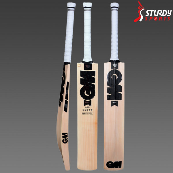 GM Noir 808 Cricket Bat - Senior - English Willow - Mens (SH) - GM - Sturdy Sports