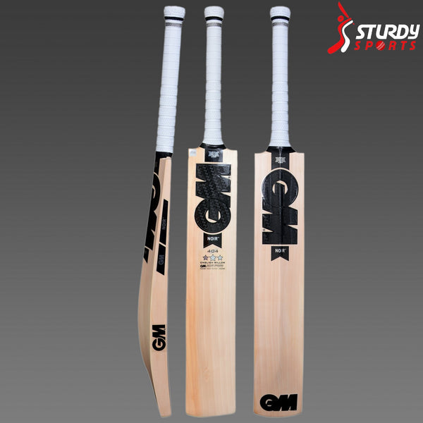 GM Noir 404 Cricket Bat - Senior - English Willow - Mens (SH) - GM - Sturdy Sports