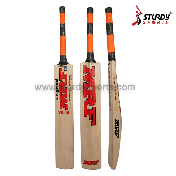 MRF Legend VK18 Cricket Bat - Senior - English Willow - Mens (SH) - MRF - Sturdy Sports