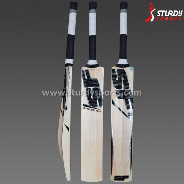 SF Black Edition Cricket Bat - Senior - English Willow - Mens (SH) - SF - Sturdy Sports