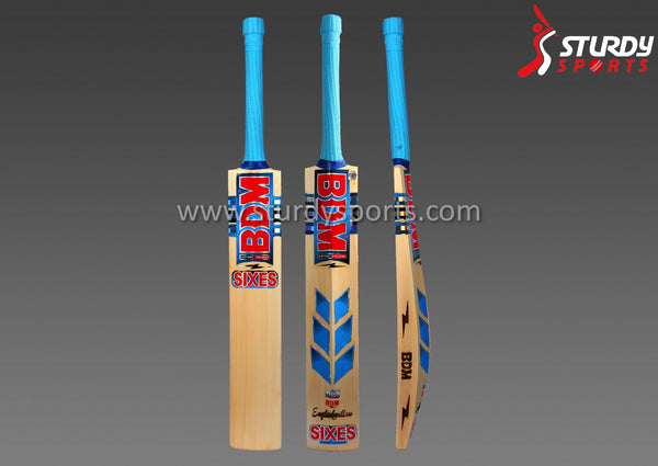 BDM Sixes Cricket Bat - Senior - English Willow - Mens (SH) - BDM - Sturdy Sports