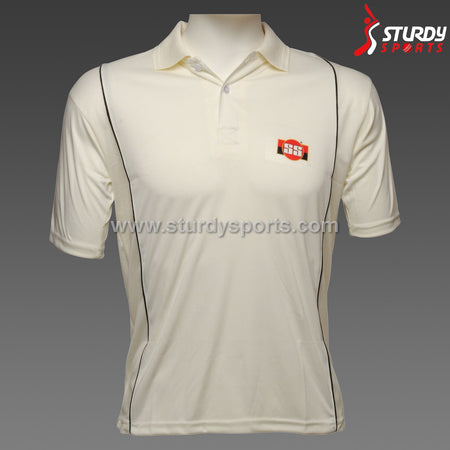 SS Custom Cream Short Sleeve Shirt (Mens) - Cream Shirt - SS - Sturdy Sports