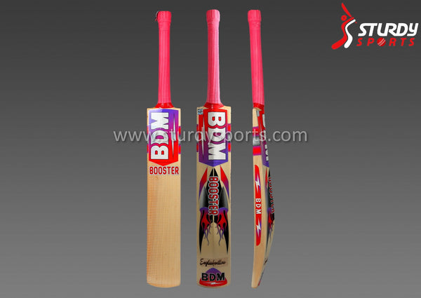 BDM Booster Cricket Bat - Senior - English Willow - Mens (SH) - BDM - Sturdy Sports