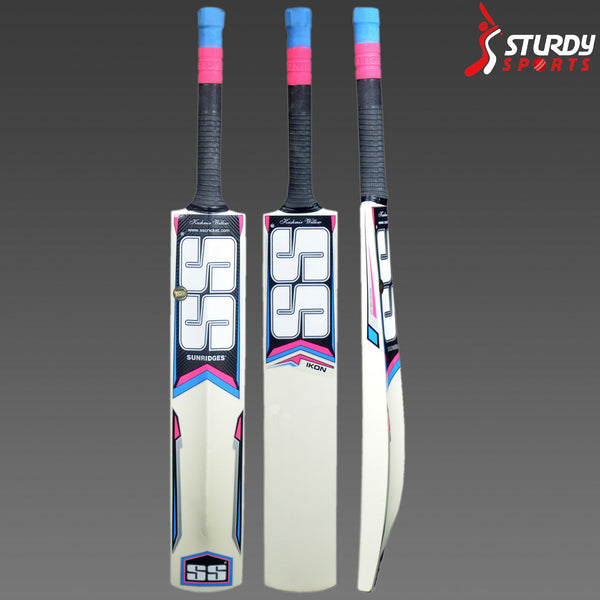 SS Ikon Kashmir Willow Bat (Size 4) - Kashmiri Willow - Youth / Boys - SS - Sturdy Sports