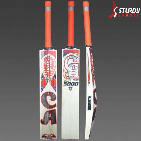 CA Plus 5000 Cricket Bat - Senior - English Willow - Mens (SH) - CA - Sturdy Sports