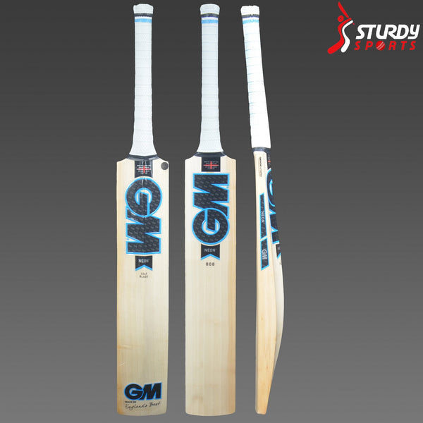 GM Neon L540 DXM 808 19/20 Cricket Bat - Senior - English Willow - Mens (SH) - GM - Sturdy Sports