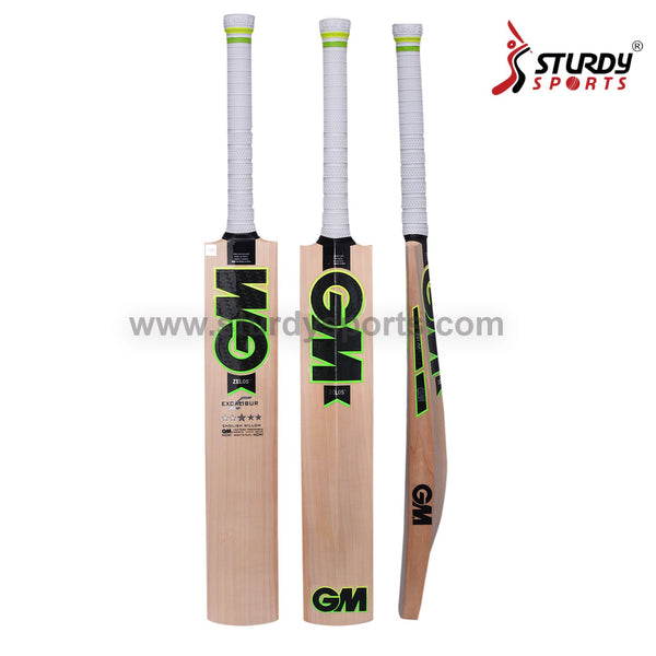 GM Zelos Excalibur Cricket Bat - Senior - English Willow - Mens (SH) - GM - Sturdy Sports