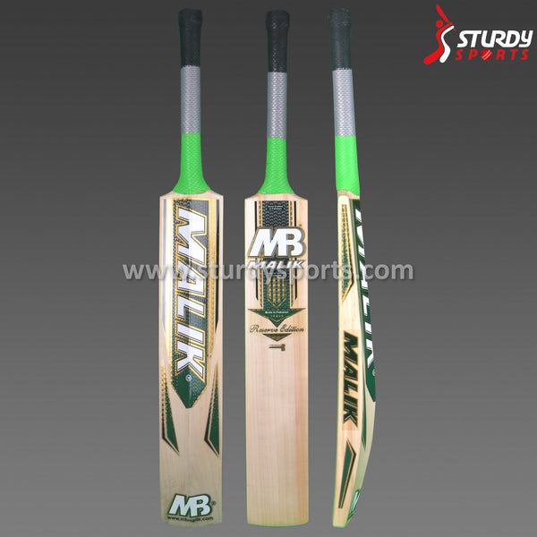 MB Malik Reserve Edition Cricket Bat - Senior - English Willow - Mens (SH) - MB MALIK - Sturdy Sports