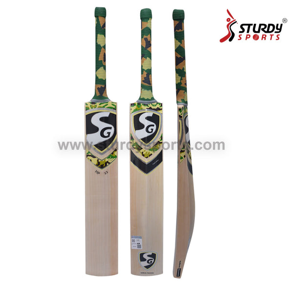 SG HP 33 Hardik Pandya Player Edition Cricket Bat - Senior - English Willow - Mens (SH) - SG - Sturdy Sports