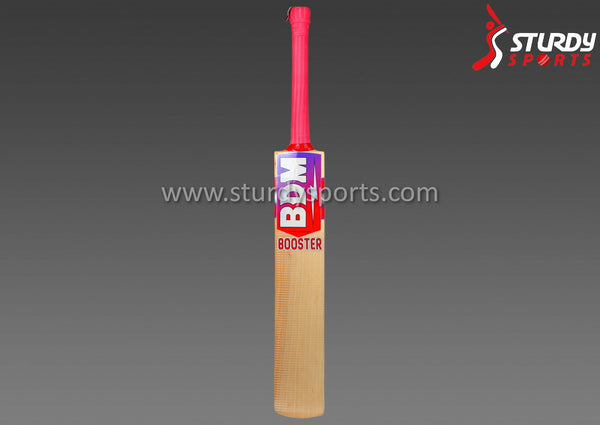 BDM Booster Cricket Bat - Senior - English Willow - Mens (SH) - BDM - Sturdy Sports