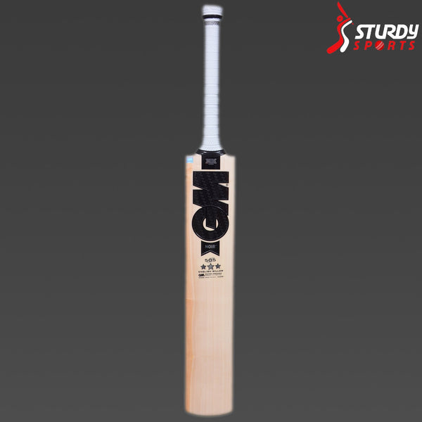 GM Noir 505 Cricket Bat - Harrow - English Willow - Youth / Boys - GM - Sturdy Sports