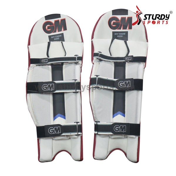 GM Mythos 606 Coloured Batting Pads Maroon - Mens - Batting Pads - Mens - GM - Sturdy Sports