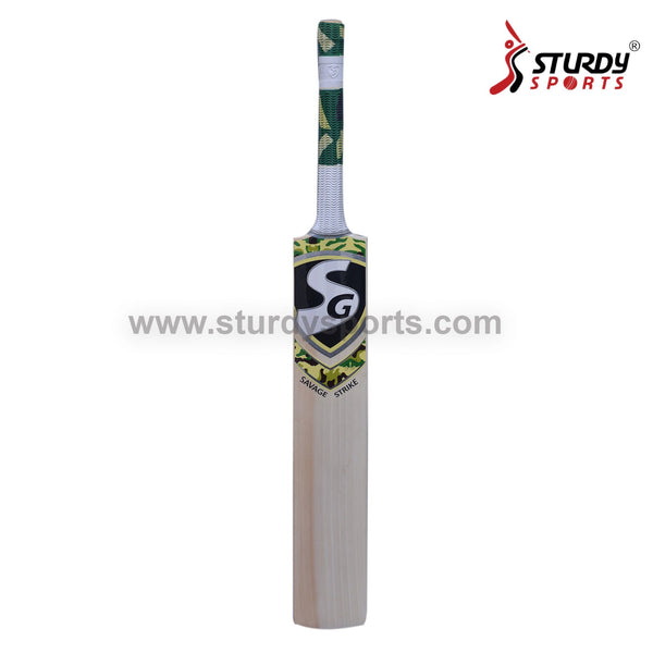 SG Savage Strike Cricket Bat - Senior - English Willow - Mens (SH) - SG - Sturdy Sports