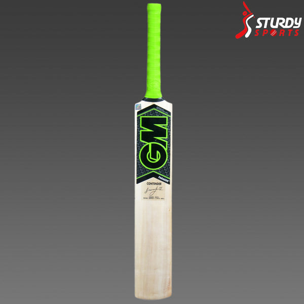 GM Paragon Contender Kashmir Willow Bat (Size 4) - Kashmiri Willow - Youth / Boys - GM - Sturdy Sports