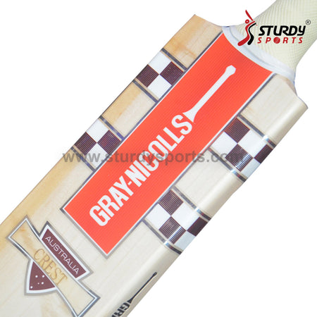 Gray Nicolls Crest Cricket Bat - Small Men - English Willow - Youth / Boys - Gray Nicolls - Sturdy Sports