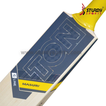 Ton Masuri C Line Cricket Bat - Senior - English Willow - Mens (SH) - TON MASURI - Sturdy Sports