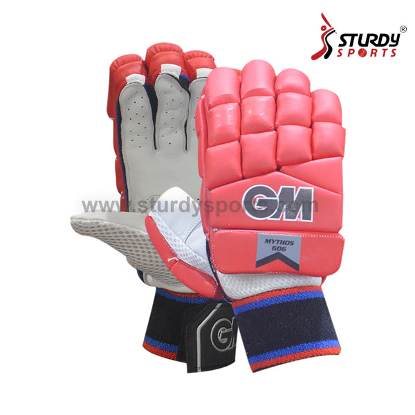 GM Mythos 606 Coloured Batting Gloves Red - Mens - Batting Gloves - Mens - GM - Sturdy Sports