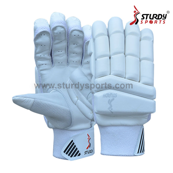 Sturdy Dragon Batting Gloves - Mens - Pure White - Batting Gloves - Mens - Sturdy - Sturdy Sports