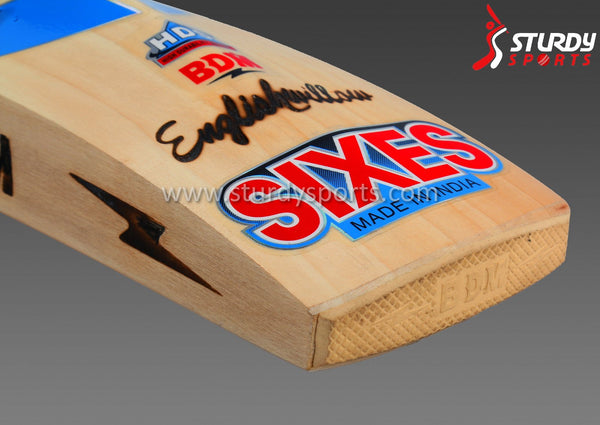 BDM Sixes Cricket Bat - Senior - English Willow - Mens (SH) - BDM - Sturdy Sports