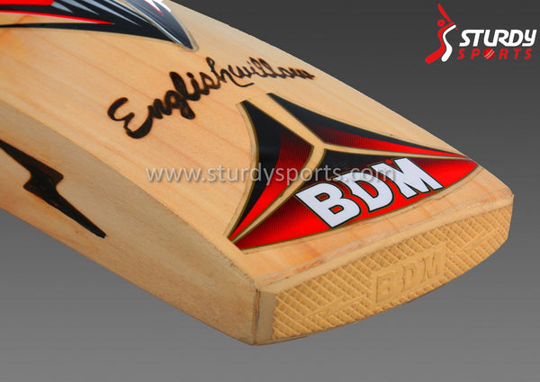 BDM Fire Cricket Bat - Senior - English Willow - Mens (SH) - BDM - Sturdy Sports