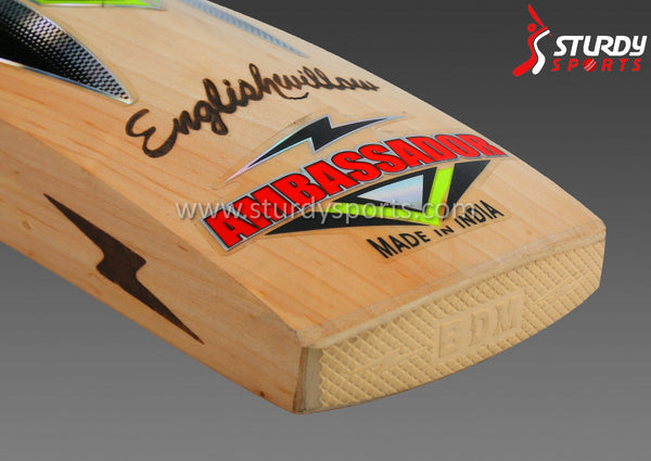 BDM Ambassador Cricket Bat - Senior - English Willow - Mens (SH) - BDM - Sturdy Sports