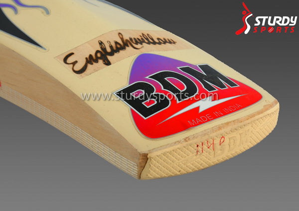 BDM Booster Cricket Bat - Senior - English Willow - Mens (SH) - BDM - Sturdy Sports