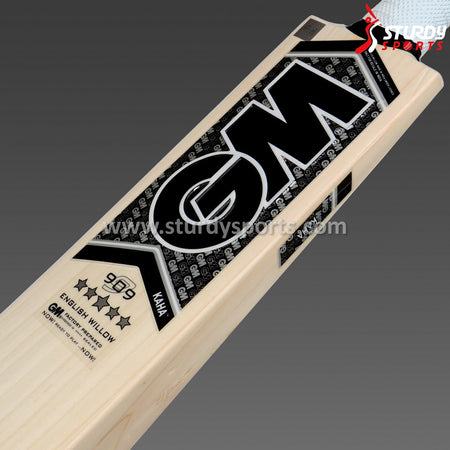 GM Kaha 909 Cricket Bat - Size 5 - English Willow - Youth / Boys - GM - Sturdy Sports