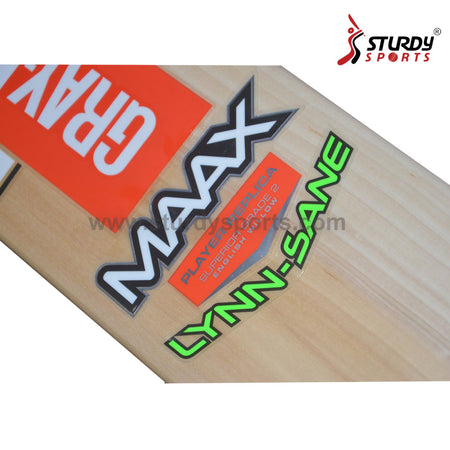 Gray Nicolls Maax Replica Lynn Sane Cricket Bat - Senior - English Willow - Mens (SH) - Gray Nicolls - Sturdy Sports