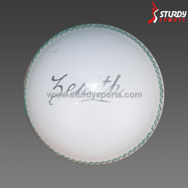 Kookaburra Zenith White - 2 piece Ball (Youth) - 2 Piece Leather Ball - Kookaburra - Sturdy Sports