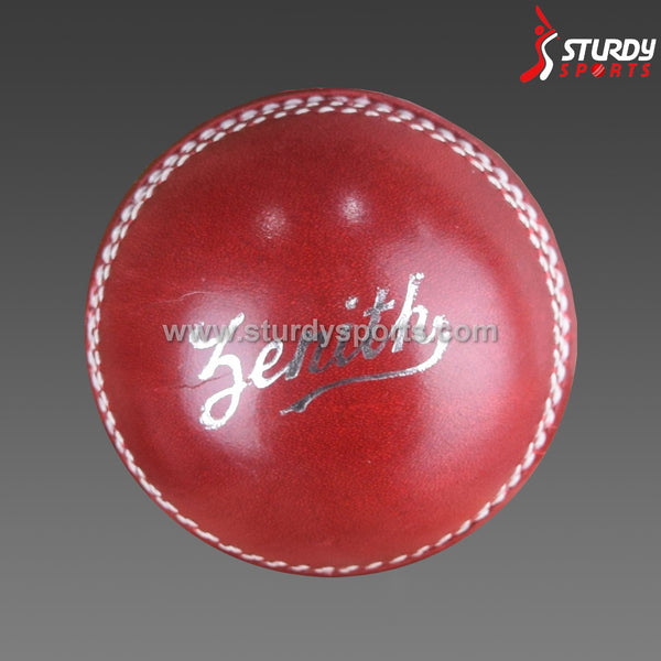 Kookaburra Zenith Red - 2 piece Ball (Senior) - 2 Piece Leather Ball - Kookaburra - Sturdy Sports