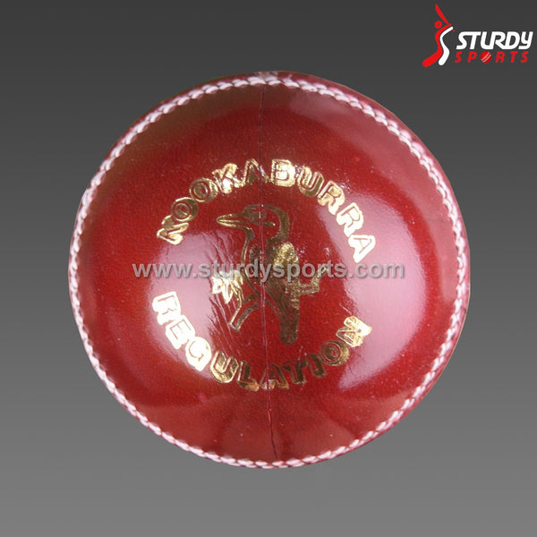 Kookaburra Regulation Red - 4 piece Ball (Senior) - 4 Piece Leather Ball - Kookaburra - Sturdy Sports