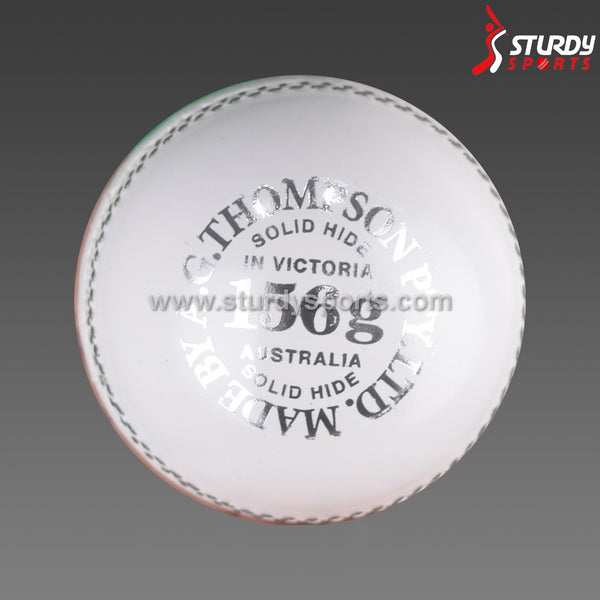 Kookaburra Practice White - 2 piece Ball (Senior) - 2 Piece Leather Ball - Kookaburra - Sturdy Sports