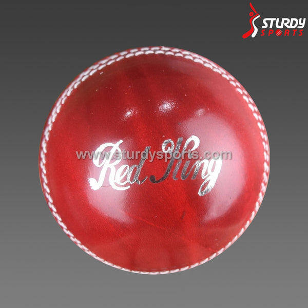 Kookaburra Red King Red - 2 piece Ball (Senior) - 2 Piece Leather Ball - Kookaburra - Sturdy Sports