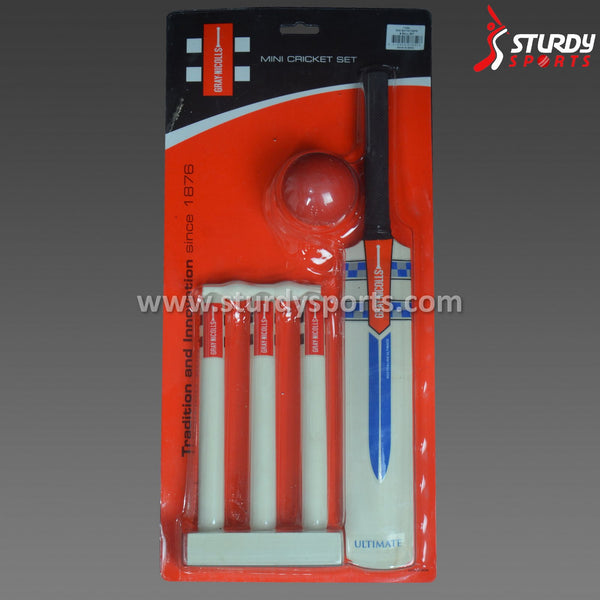 Gray Nicolls Mini Bat/Stump & Ball Set - Office Table Cricket Set - Gray Nicolls - Sturdy Sports