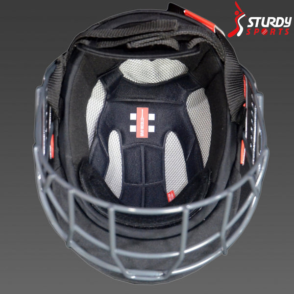 Gray Nicolls Test Opener Helmet Black (Mens) - Senior Helmets - Gray Nicolls - Sturdy Sports