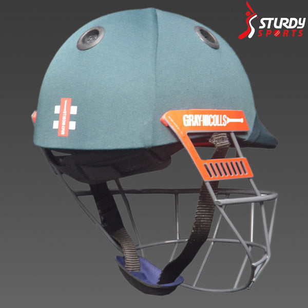 Gray Nicolls Test Opener Helmet Green (Mens) - Senior Helmets - Gray Nicolls - Sturdy Sports