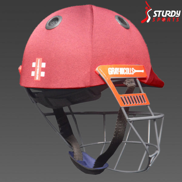 Gray Nicolls Test Opener Helmet Maroon (Mens) - Senior Helmets - Gray Nicolls - Sturdy Sports