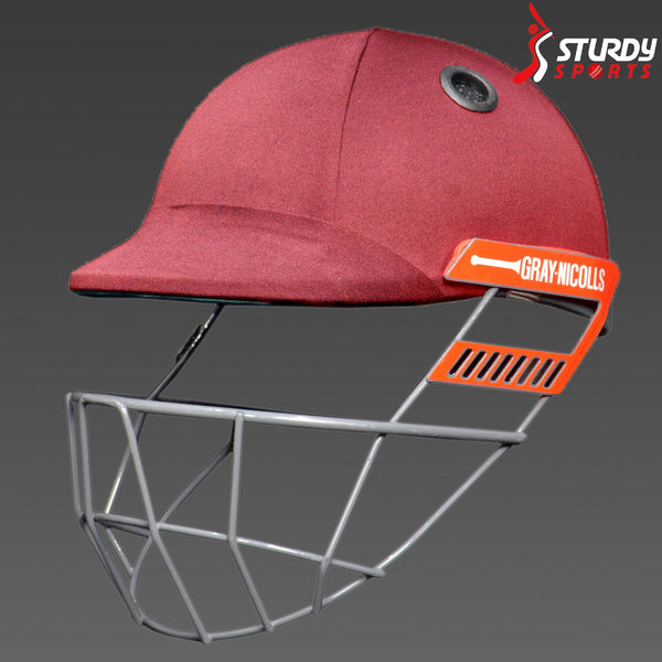 Gray Nicolls Test Opener Helmet Maroon (Mens) - Senior Helmets - Gray Nicolls - Sturdy Sports