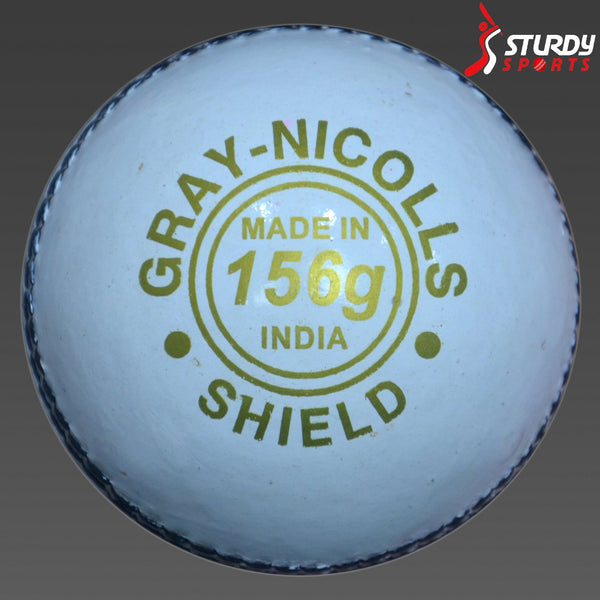 Gray Nicolls Shield - 2 piece Leather Ball (Senior) - 2 Piece Leather Ball - Gray Nicolls - Sturdy Sports